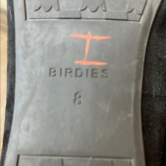 Birdies Black Suede Loafers size 8 - Picture 7 of 11